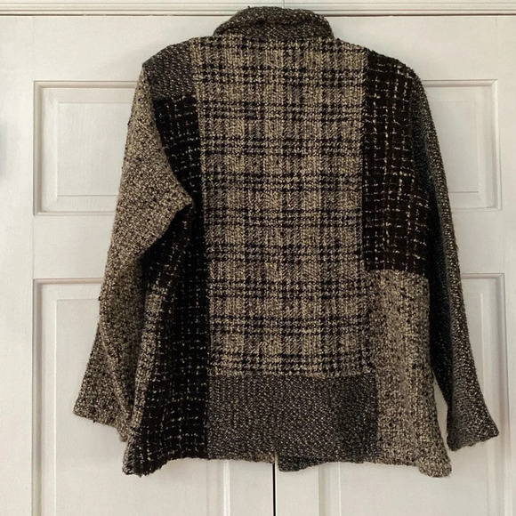 Chico’s‎ Size 2 Women’s Size Large Wool Blend Shacket Jacket Button Up Coat - Picture 7 of 7